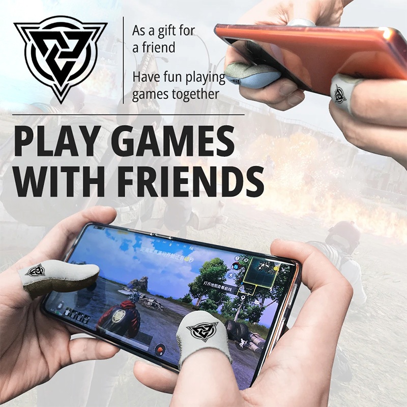Bluewow ปลอกสวมนิ้วมือ กันลื่น ระบายอากาศ สําหรับเล่นเกม PUBG
