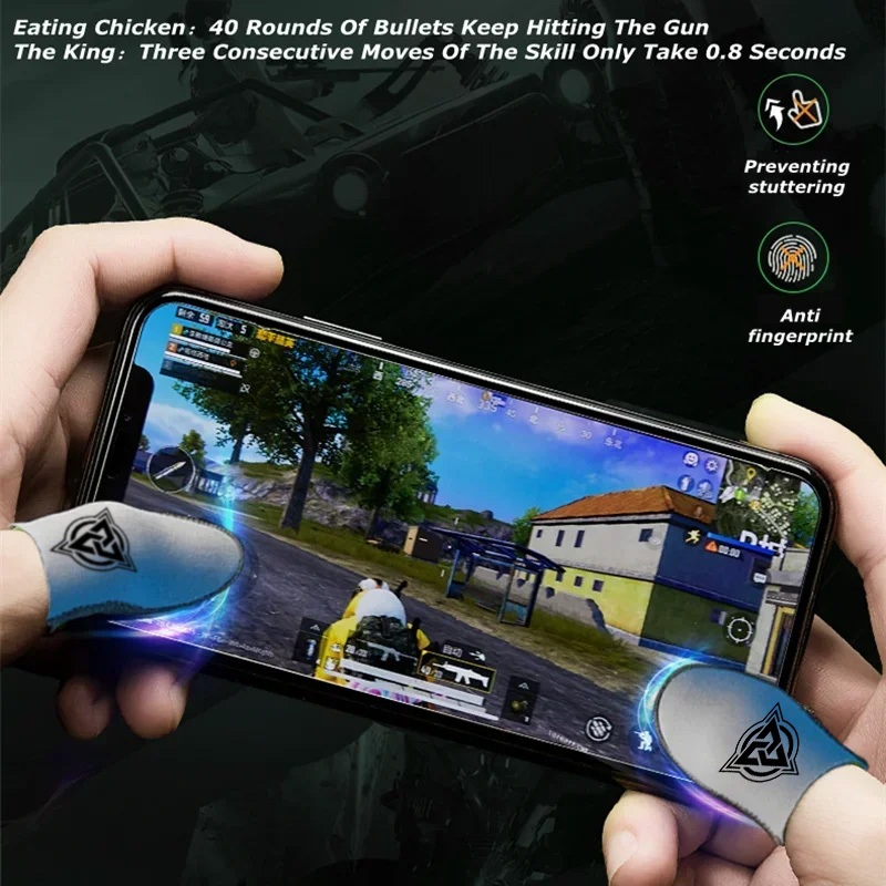 Bluewow ปลอกสวมนิ้วมือ กันลื่น ระบายอากาศ สําหรับเล่นเกม PUBG