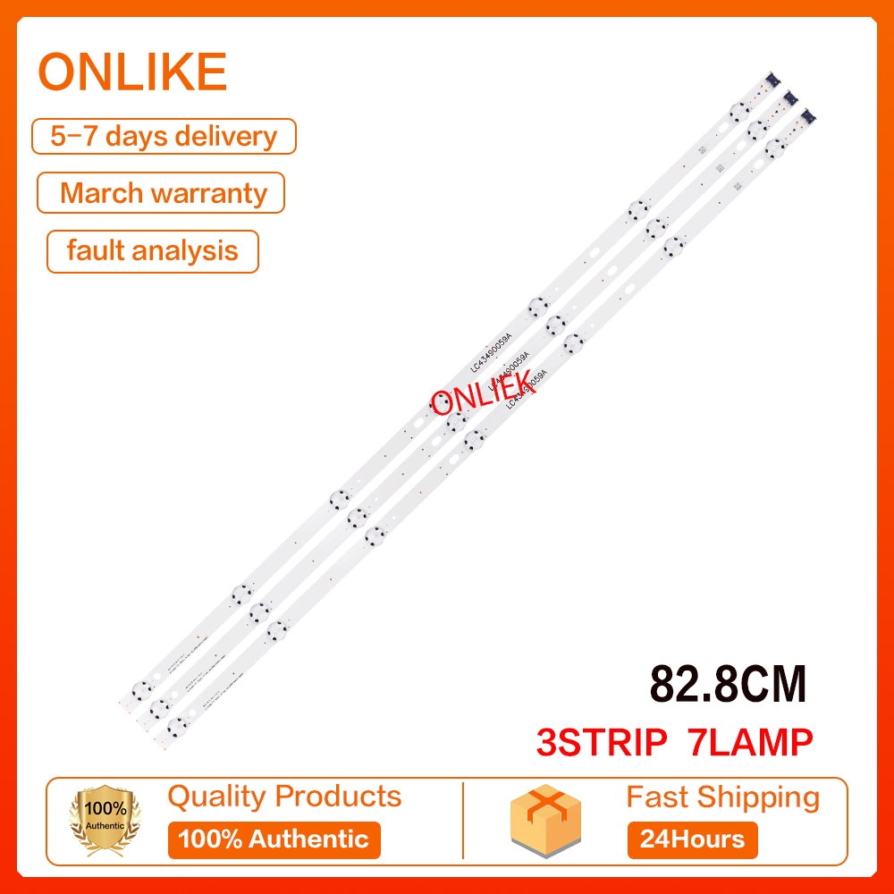 แบ็คไลท์ทีวี LED 43 นิ้ว 43UJ630T 43UJ652 43LJ550T LG 43UK6200 สําหรับ LG 43 นิ้ว 43UJ630 43LJ550 43