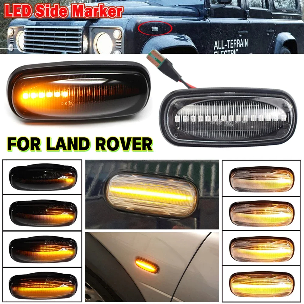 ป้ายไฟไดนามิก LED สําหรับ Land Rover Discovery 2 1999-2004 Defender Freelander 1 2002-2005