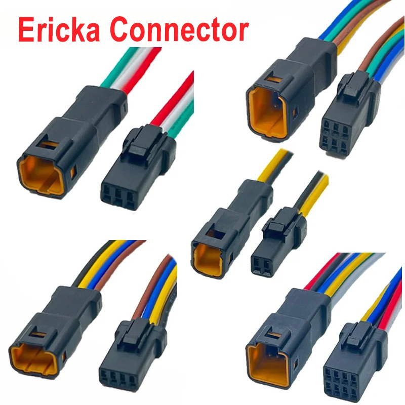 2p 3P 4P 6P 8P 0.6 MM กันน้ําปลั๊กตัวเชื่อมต่อสายไฟชายและหญิงซ็อกเก็ตพร้อมสาย JST JWPF ตัวเชื่อมต่อไฟฟ้า