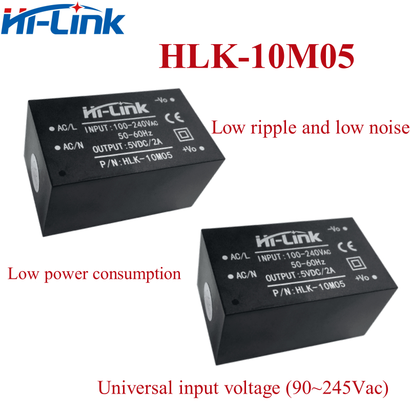 Hlk-10m05 HLK-10M03 HLK-10M09 HLK-10M12 HLK-10M15 HLK-10M24 Hi-Link CE/RoHS HLK-10M05 AC To DC 5v 10