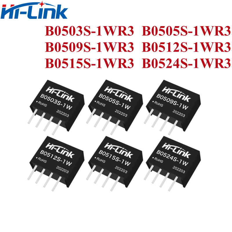 B0503S-1WR3 B0505S-1WR3 B0509S-1WR3 B0512S-1WR3 B0515S-1WR3 B0524S-1WR3 Hilink DC-DC แยก B05V5S-1WR3