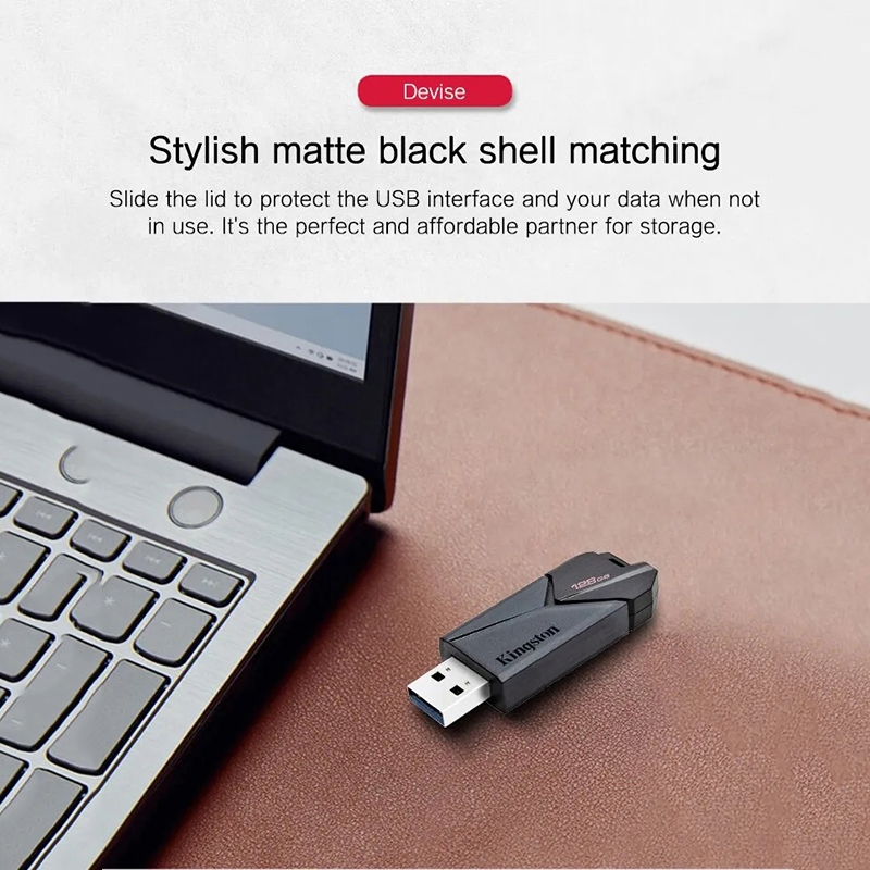 Kingston USB 3.2 High-Speed Flash Memory Driver 128GB, 256GB, 64GB Waterproof Pen Flash Memory Driver, พร้อมอะแดปเตอร์ TYPE-C, เหมาะสําหรับโทรศัพท์มือถือ, คอมพิวเตอร์, ลําโพง