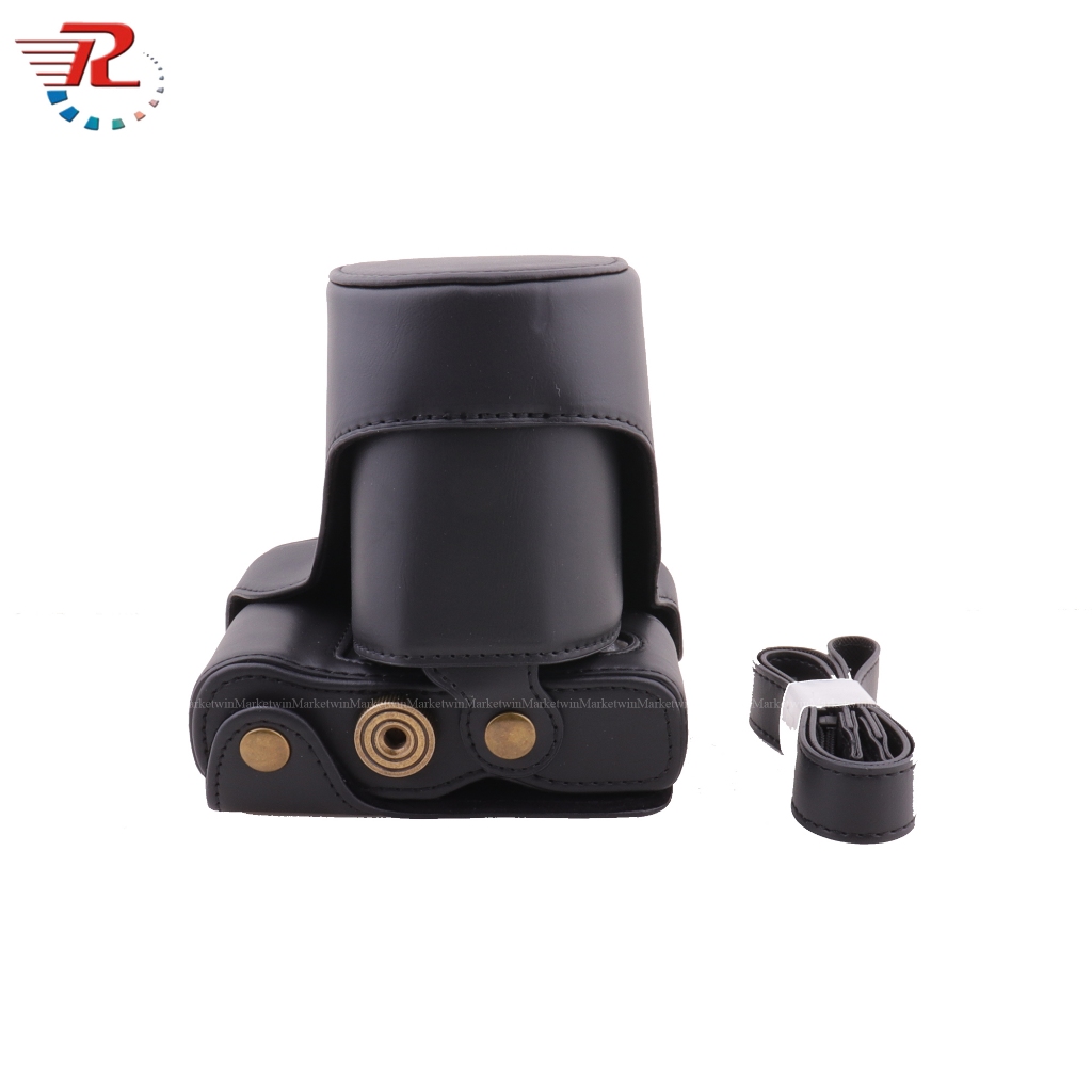 กระเป๋ากล้องหนัง PU สําหรับ FujiFilm Fuji XA3 พร้อมเลนส์ 16-50 มม