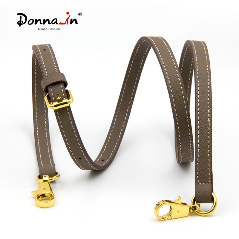Donnain สายสะพายไหล่ หนังวัวแท้ แฮนด์เมด คุณภาพสูง แบบเปลี่ยน 22 25 ซม.