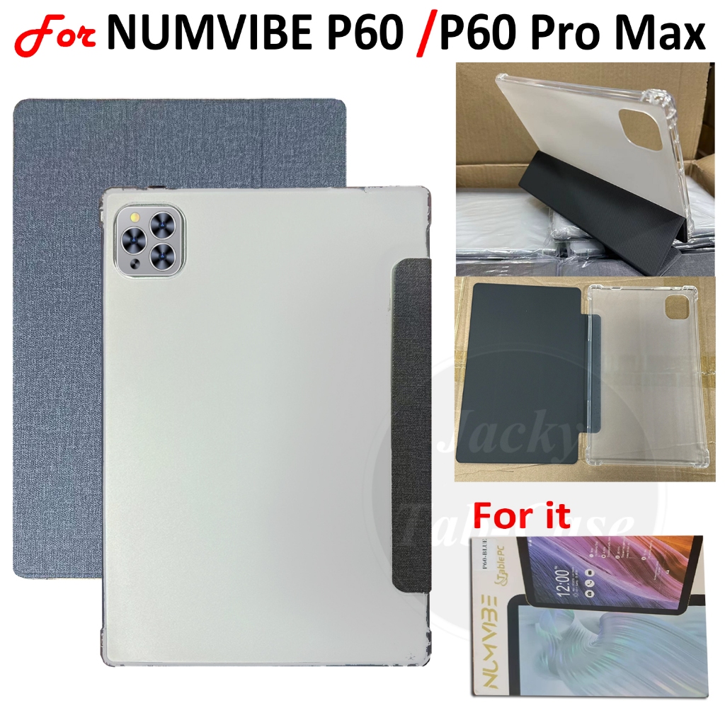 เคสแท็บเล็ตหนัง TPU นิ่ม ฝาพับ พร้อมขาตั้ง สําหรับ NUMVIBE P60 Tablet PC 11 นิ้ว NUMVIBE P60 Pro Max 5G 2023