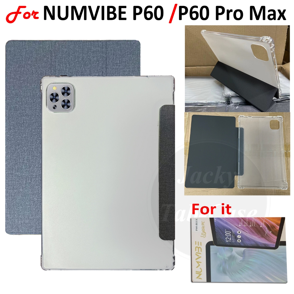เคสแท็บเล็ตหนัง TPU นิ่ม ฝาพับ พร้อมขาตั้ง สําหรับ NUMVIBE P60 Tablet PC 11 นิ้ว NUMVIBE P60 Pro Max