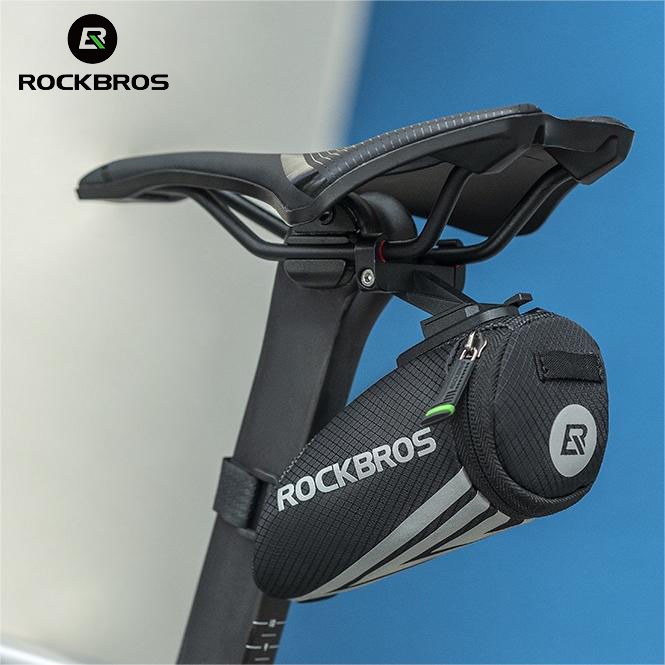 【TH Delivery】ROCKBROS กระเป๋าไนล่อนสําหรับติดอานนั่งรถจักรยาน กระเป๋าใต้อานจักรยาน