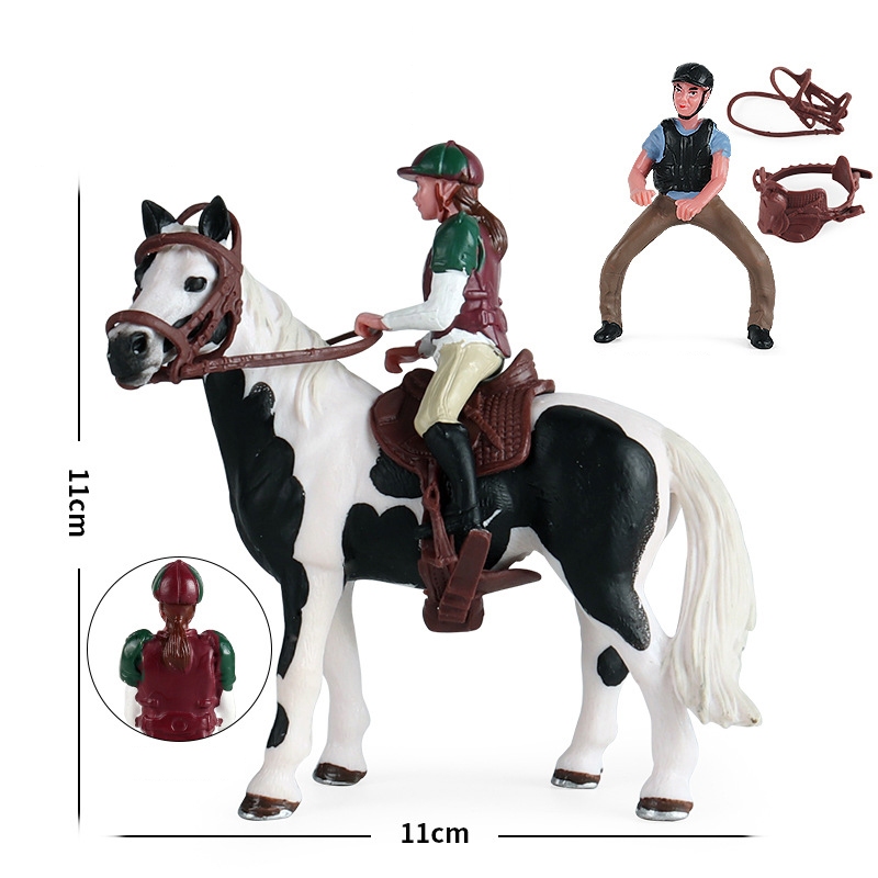 โมเดลม้าจําลอง มั่นคง สําหรับตกแต่งบ้าน และขี่ม้า - รูปที่ 6