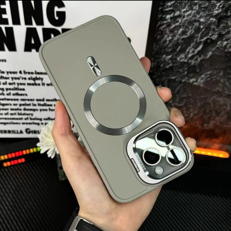 【Bracket hard case/Black】เคส compatible for iPhone 11 12 13 14 15 pro max case