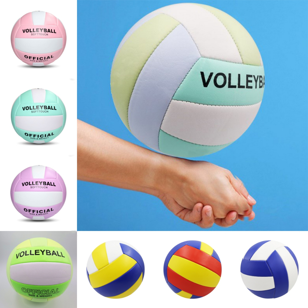 [fashionmango] ลูกวอลเลย์บอล PVC ไซซ์ 5 สําหรับชายหาด กลางแจ้ง พร้อมส่ง