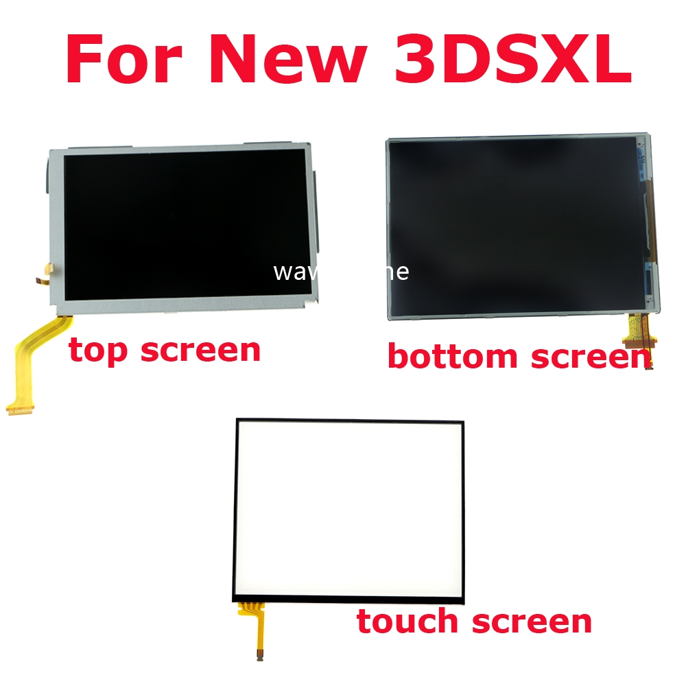หน้าจอสัมผัส LCD ด้านบน สําหรับคอนโซล Nintendo NEW 3DSLL XL NEW 3DSXL 3DSXL