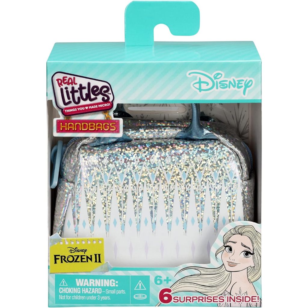 REAL LITTLES Shopkins Disney Handbags! Series 3 Elsa Pack Real LITTLES Shopkins กระเป๋าถือดิสนีย์! ชุดเอลซ่า 3 ชิ้น