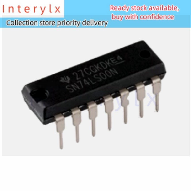10PCS SN74LS00N DIP16 SN74LS00 74LS00N 74LS00 DIP แบบบูรณาการ IC