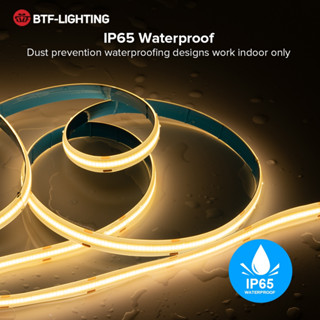 BTF-LIGHTING IP65 กันน้ํา FCOB COB LED Strip 2700K ถึง 6000K…