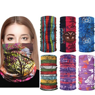 ผ้าพันคอ ผ้าโพกหัว ป้องกันฝุ่น ป้องกันรังสียูวี สําหรับขี่รถ…