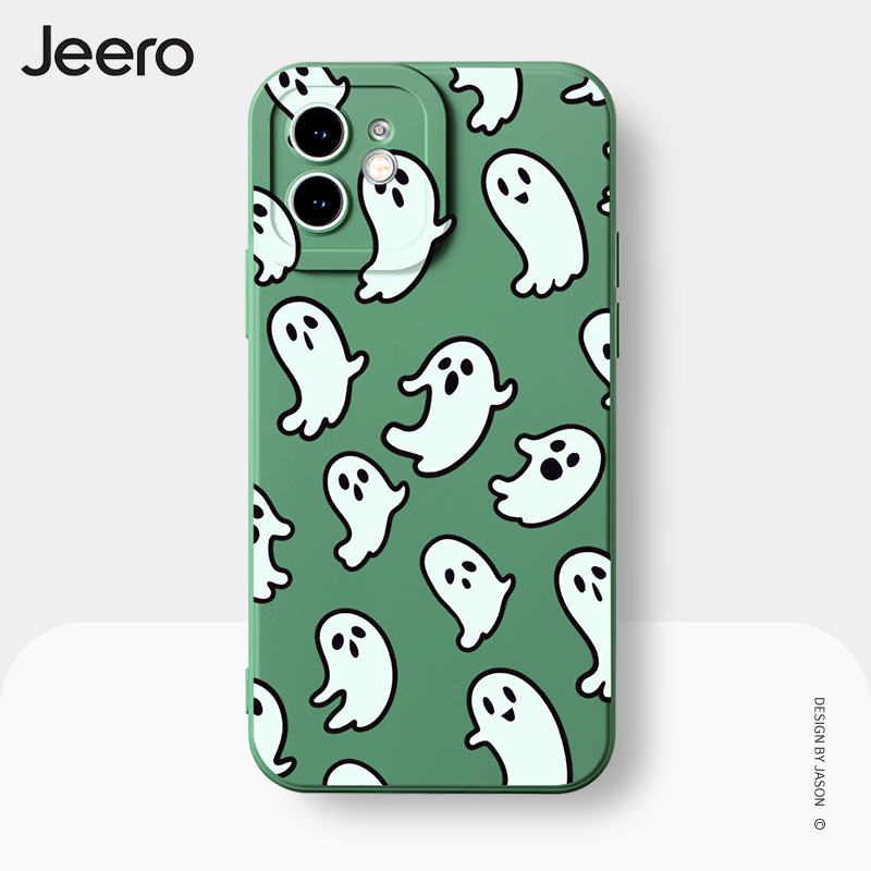 JEERO เคสไอโฟน เคสซิลิโคนนุ่มกันกระแทกน่ารักตลก เคสโทรศัพท์ Compatible for iPhone 16 15 14 13 12 11 Pro Max SE 2020 X XR XS 8 7 Plus พลัส Y4491