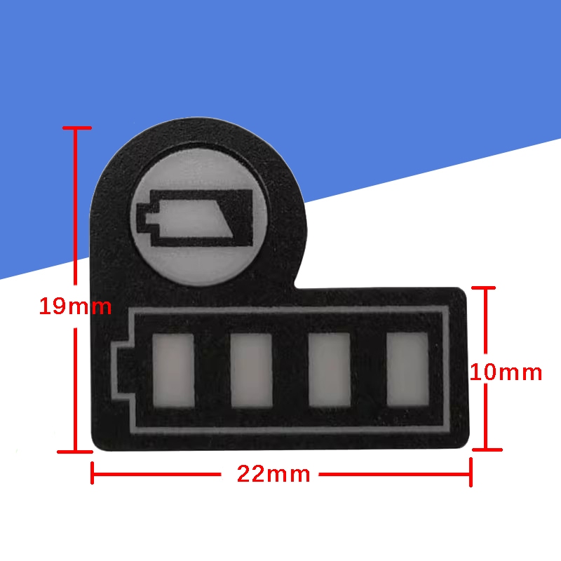 สติกเกอร์แสดงสถานะแบตเตอรี่ LED สําหรับกล่องแบตเตอรี่ไฟฟ้า BL1830 BL1815