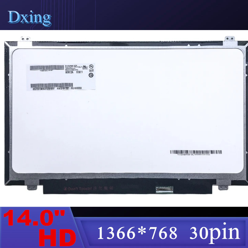 Slim B140XTN02.A LP140WHU-TPC2 LTN140AT31 N140BGE-E33 B140XTN03.3 B140XTN03.4 HB140WX1-301 30pin EDP