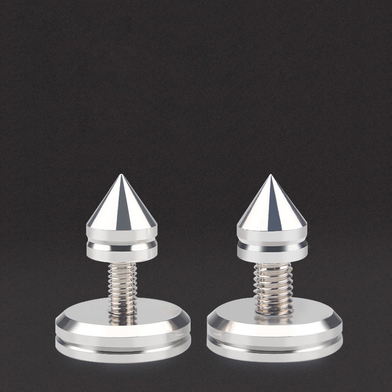 Hifi Audio M6 M8 ขาตั้งเครื่องขยายเสียงลําโพง ชุบโรเดียมทองแดงบริสุทธิ์