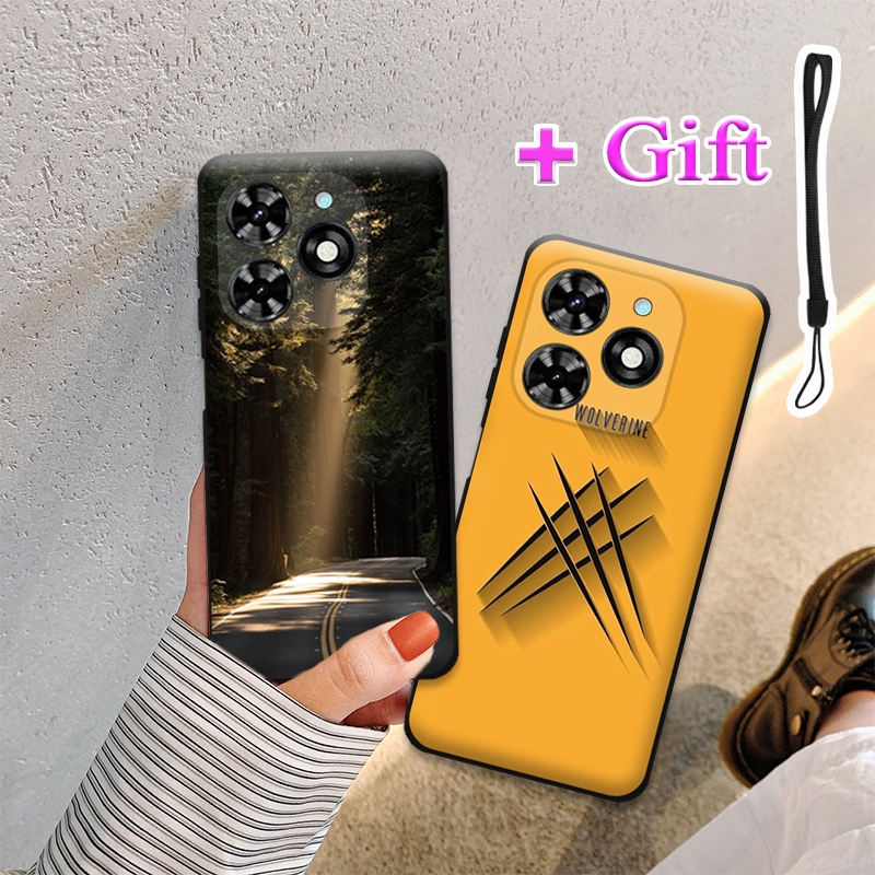 เคสโทรศัพท์สําหรับ Tecno Spark 20 Pro Kj6 กรณีพิมพ์รูปแบบการ์ตูนกลับป้องกันกรณีสําหรับ Tecno Spark 2