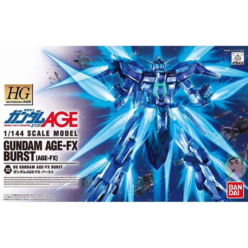 Bandai AGE 32 1/144 Gundam AGE-FX Burst Model Kit
