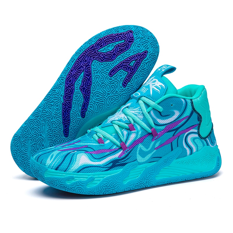 รองเท้าผ้าใบ รองเท้าบาสเก็ตบอล ทรงสูง ระบายอากาศ กันลื่น ทนต่อการสึกหรอ แฟชั่นคู่รัก สําหรับผู้ชาย และผู้หญิง ไซซ์ 38-45