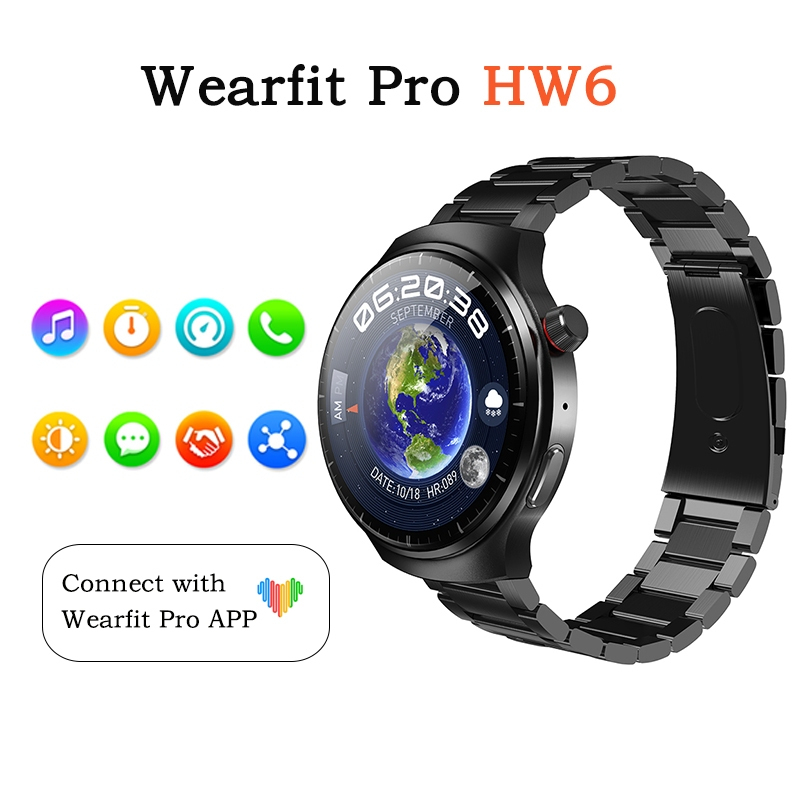 Wearfit Pro Smart Watch Hw6 max for Bluetooth Calling Smart Bracelet for Men