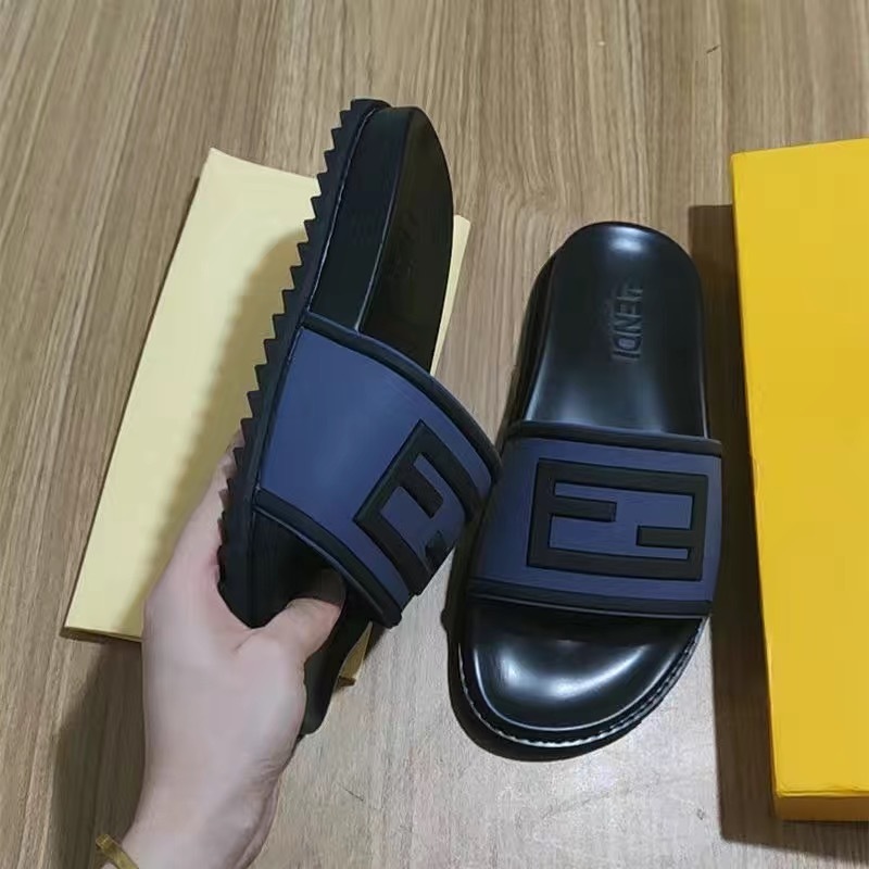 [EUR Size] Fendi รองเท้าแตะ อินเทรนด์ สไตล์เกาหลี ฤดูร้อน สําหรับผู้ชาย