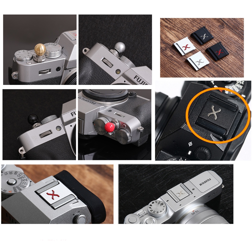 มาใหม่ ปุ่มกดชัตเตอร์กล้อง ทองแดง แฮนด์เมด สําหรับ Fujifilm XT5 XT4 XE4 X-E3 XT10 XT20 XT30 XT30II X100F X100V X-PRO3