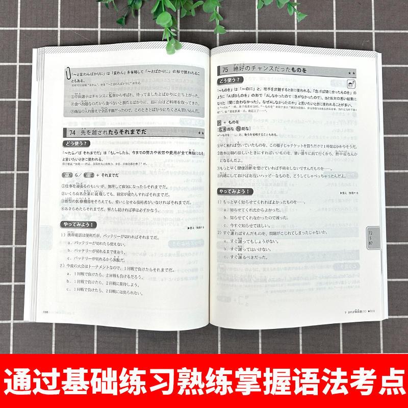 TRY ภาษาญี่ปุ่น Proiciency Test N1-N5 Grammar ญี่ปุ่นการทดสอบระดับญี่ปุ่น Grammar อ่านฟังหนังสือการฝึกอบรมพิเศษ ราคา ถูกที่สุด ดีลบีเคเค แกลเลอรีภาพที่ 7