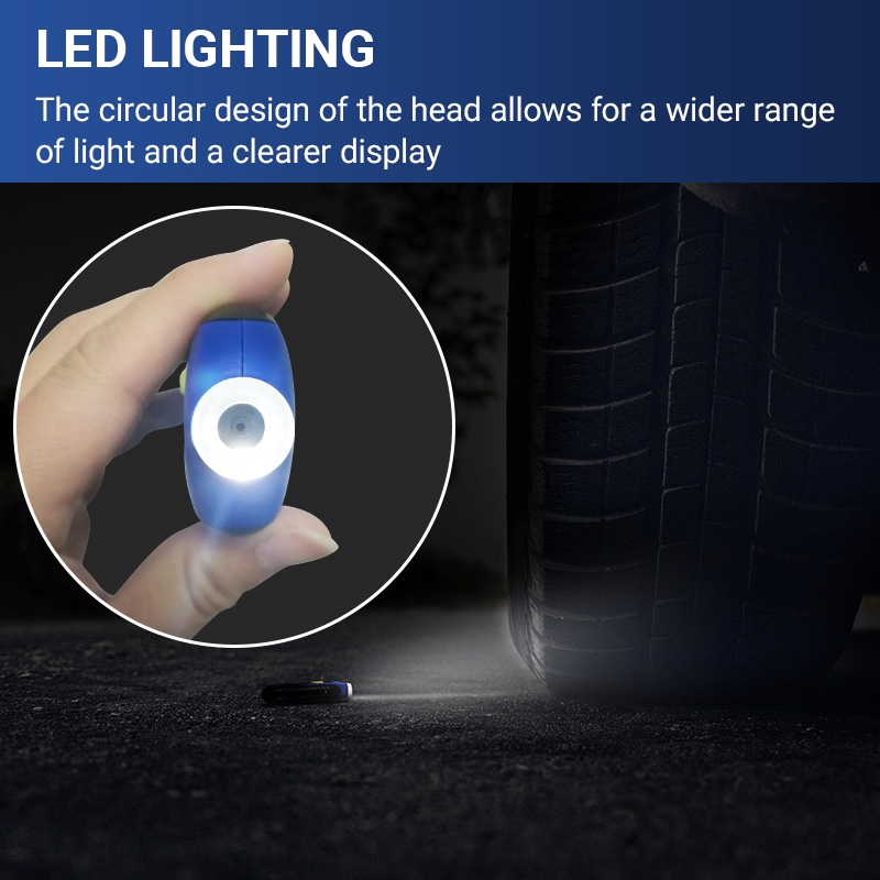 เครื่องวัดความดันลมยาง M2209 M2210 Michelin อเนกประสงค์ พร้อมไฟ LED - รูปที่ 3