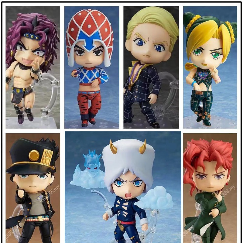 แอคชั่นฟิกเกอร์ JoJos Bizarre Adventure Nendoroid รายงานสภาพอากาศ Gudo Mista Kakyoin Nonakaki Rohan 