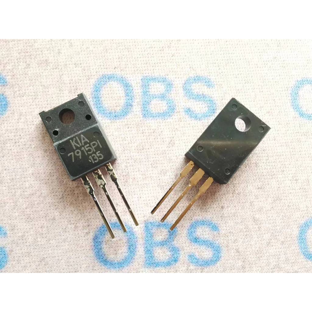 ((10 ชิ้น) KIA7915PI KIA7815API นําเข้า KEC 7815A 7915 15V หลอดปรับแรงดันไฟฟ้าสามปลาย