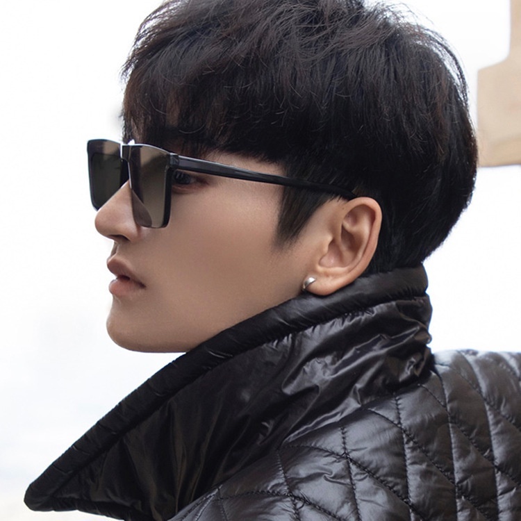 สี่เหลี่ยมผืนผ้าแว่นตากันแดด UV400 ป้องกันแคบ Unisex กีฬา Shades Retro สไตล์วินเทจ - รูปที่ 4