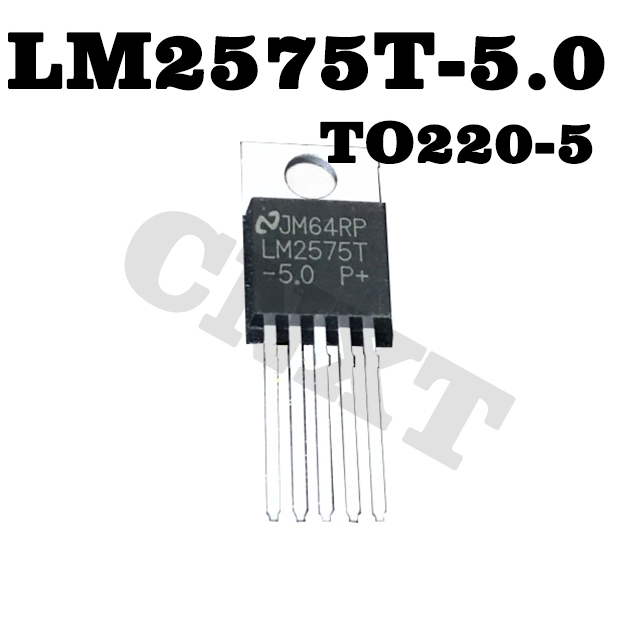 5~10 ชิ้น LM2575T-5.0 TO220-5 ตัวควบคุมแรงดันไฟฟ้า DC-DC สลับตัวควบคุมแรงดันไฟฟ้า LM2575 ใหม่