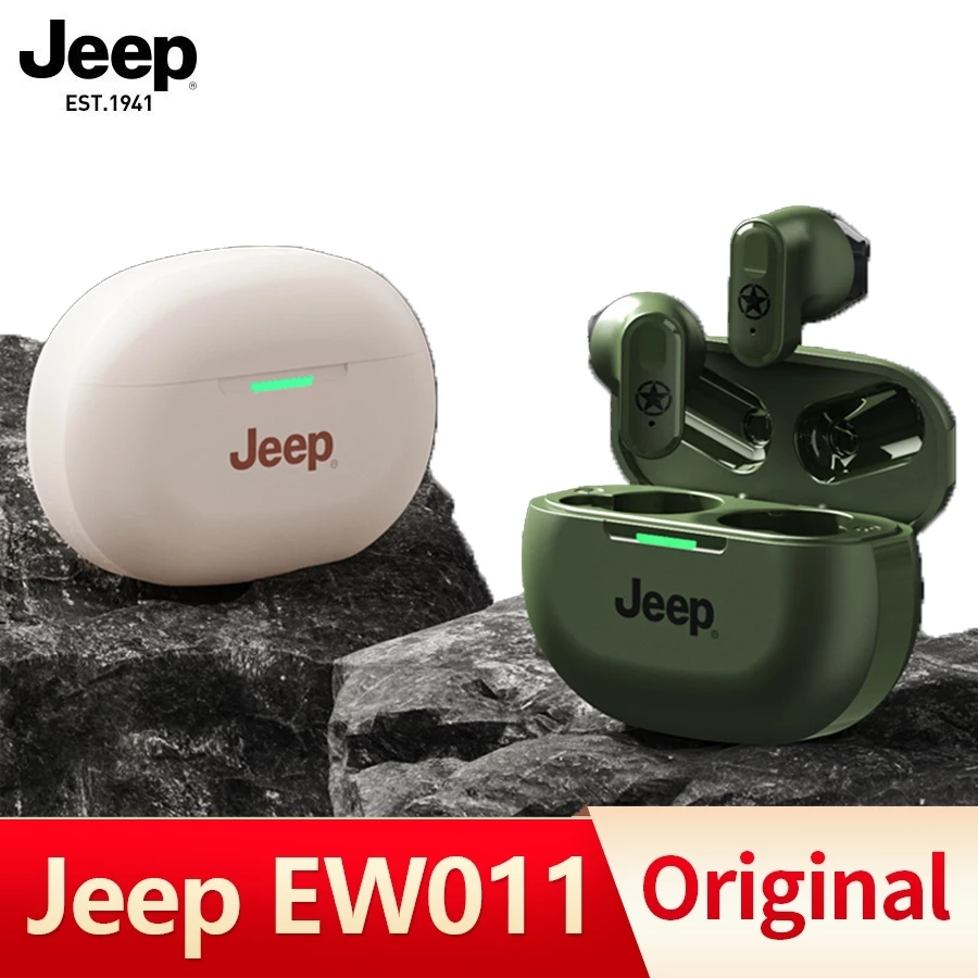 [พร้อมส่งในไทย] Jeep JP-EW011 หูฟังบลูทูธไร้สาย HD Call ลดเสียงรบกวน จับคู่เร็วหูฟังบลูทูธ พร้อมไมโครโฟน หูฟังสเตอริโอ