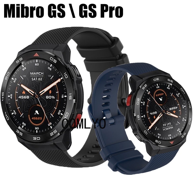 For Mibro GS PRO ายนาฬิกาข้อมือซิลิโคน แบบนิ่ม สไตล์สปอร์ต สําหรับ