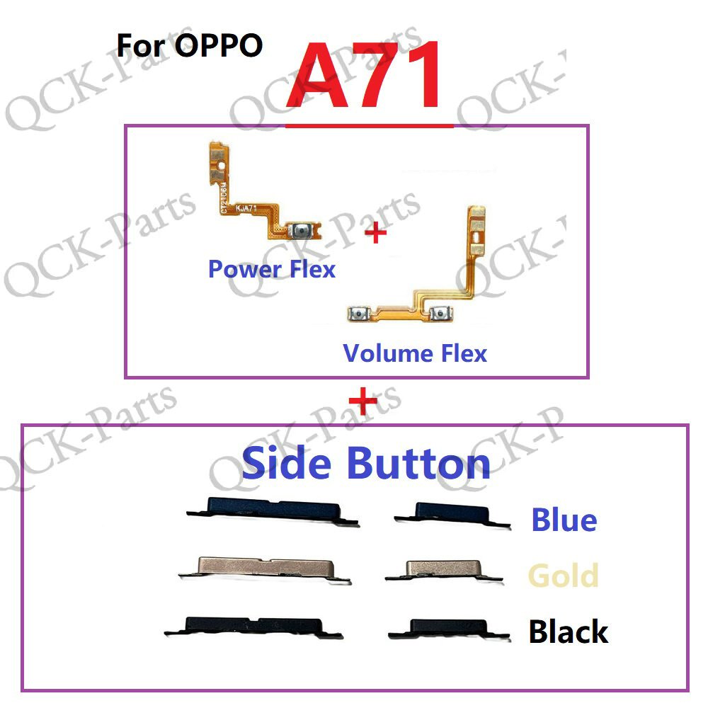 ปุ่มกดเปิดปิด ปิด ปิด เสียงเงียบ สําหรับ OPPO A71