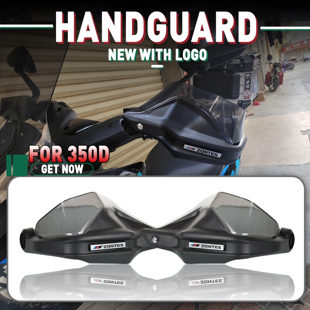 สําหรับ Zontes 350M 350D 350E E350 รถจักรยานยนต์ Handguard Handlebar Shield Protector Handle Lever M350 D350 M 350 ED ZT350M