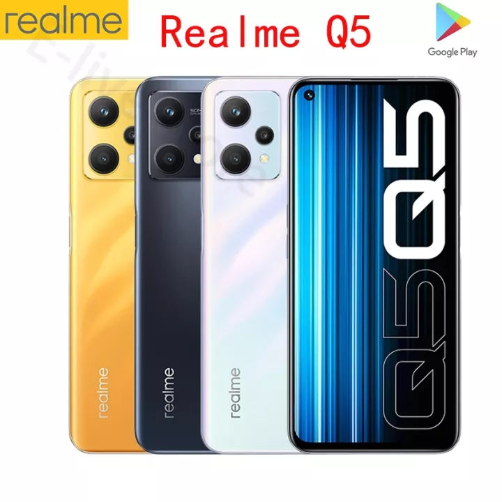 Realme Q5 /Realme 9 5G โทรศัพท์มือถือ 8GB Ram 256GB Rom Snapdragon695 6.6 นิ้ว 120Hz 5000mAh 60W กล้องแอนดรอยด์ 12 50MP