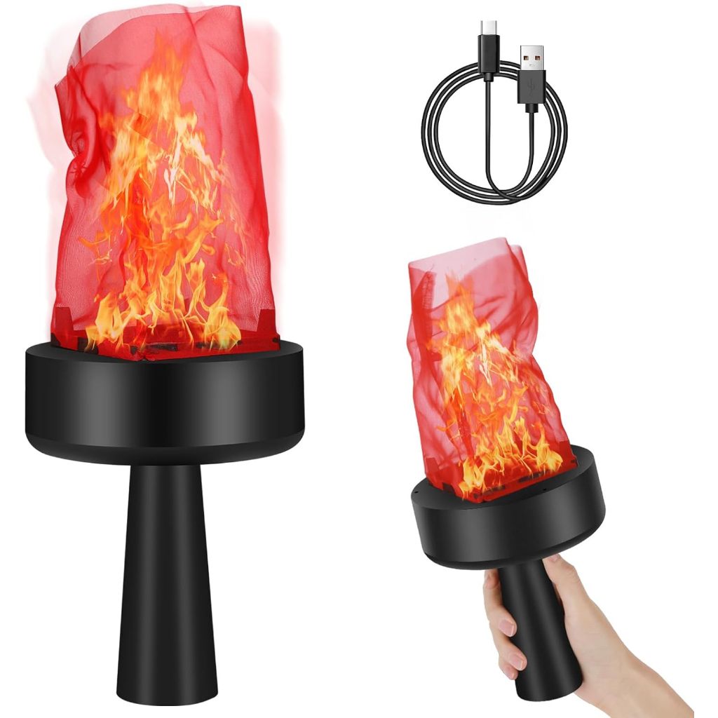 Titok 3D Fake Fire USB ชาร์จปลอม Campfire, แบบพกพาปลอมไฟไฟฟ้าเปลวไฟปลอม, Campfire ไฟฟ้า Campfire ฮาโลวีน Christmas Party ตกแต่ง – โปรปัง