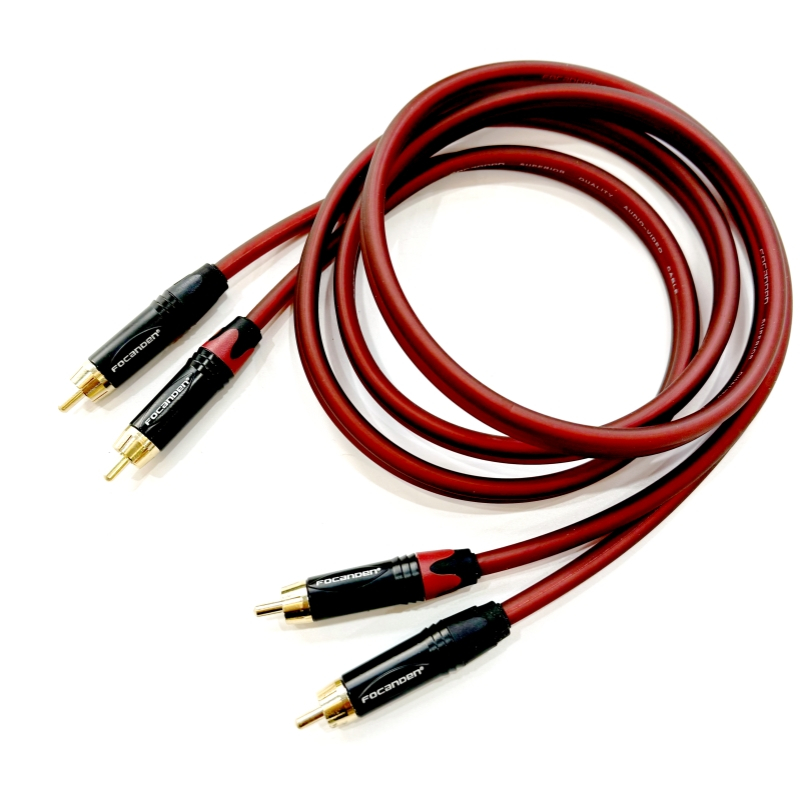 【1.5 ม. 3 ม. 5 ม.】 2 RCA ตัวผู้ เป็น 2 RCA ตัวผู้ สายเคเบิลเสริม ไมโครโฟน สายสัญญาณเสียง ไมค์ คุณภาพสูง