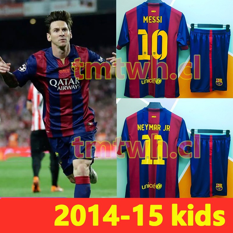 เสื้อฟุตบอล Messi Barcelona ทีมเหย้า 2014/15 สําหรับเด็ก