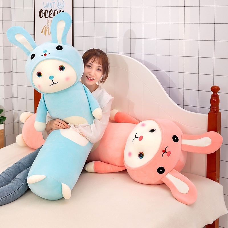 หมอนตุ๊กตากระต่ายแครอท ขนาด 60 ซม. 90 ซม. 110 ซม. 130 ซม. เหมาะกับของขวัญวันเกิด สําหรับเด็กผู้หญิง
