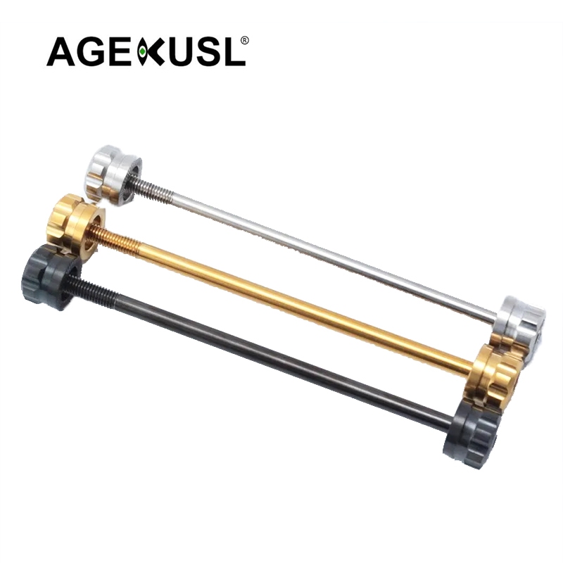 Agekusl แกนปลดดุมล้อจักรยาน ไทเทเนียมอัลลอย แบบปลดเร็ว 74 100 112 130 135 มม. สําหรับจักรยานพับได้ Brompton Dahon ราคา ถูกที่สุด ดีลบีเคเค แกลเลอรีภาพที่ 2