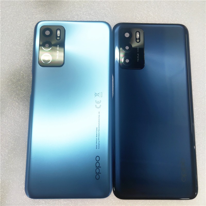สําหรับ OPPO A16 2021 CPH2269 ฝาครอบแบตเตอรี่แผงด้านหลังด้านหลังด้านหลังประตูกรณีอะไหล่ซ่อม