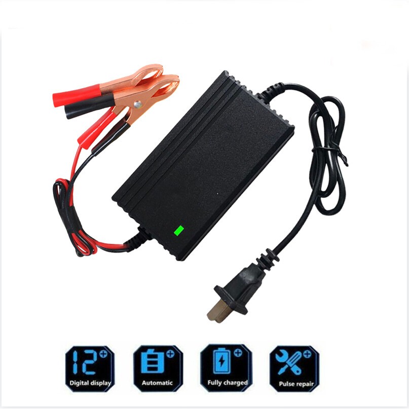 Battery intelligent charger 12V battery charger 2-20AH battery repair machine motorcycle automatic intelligent motorcycle FOXSUR