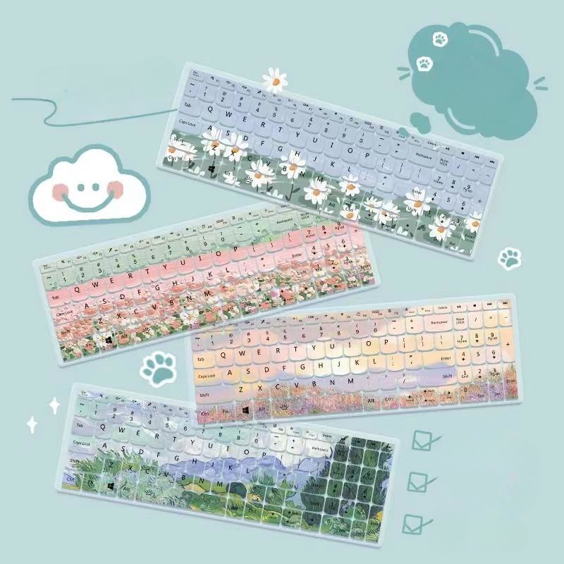 【Flower】Keyboard cover For MacBook New Air15 m2 Air13 Pro14 M1 2020 Air13 Pro13.3 Retina A1502 A1466